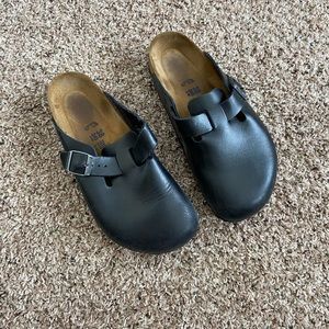 Birkenstock Boston Leather Soft footbed